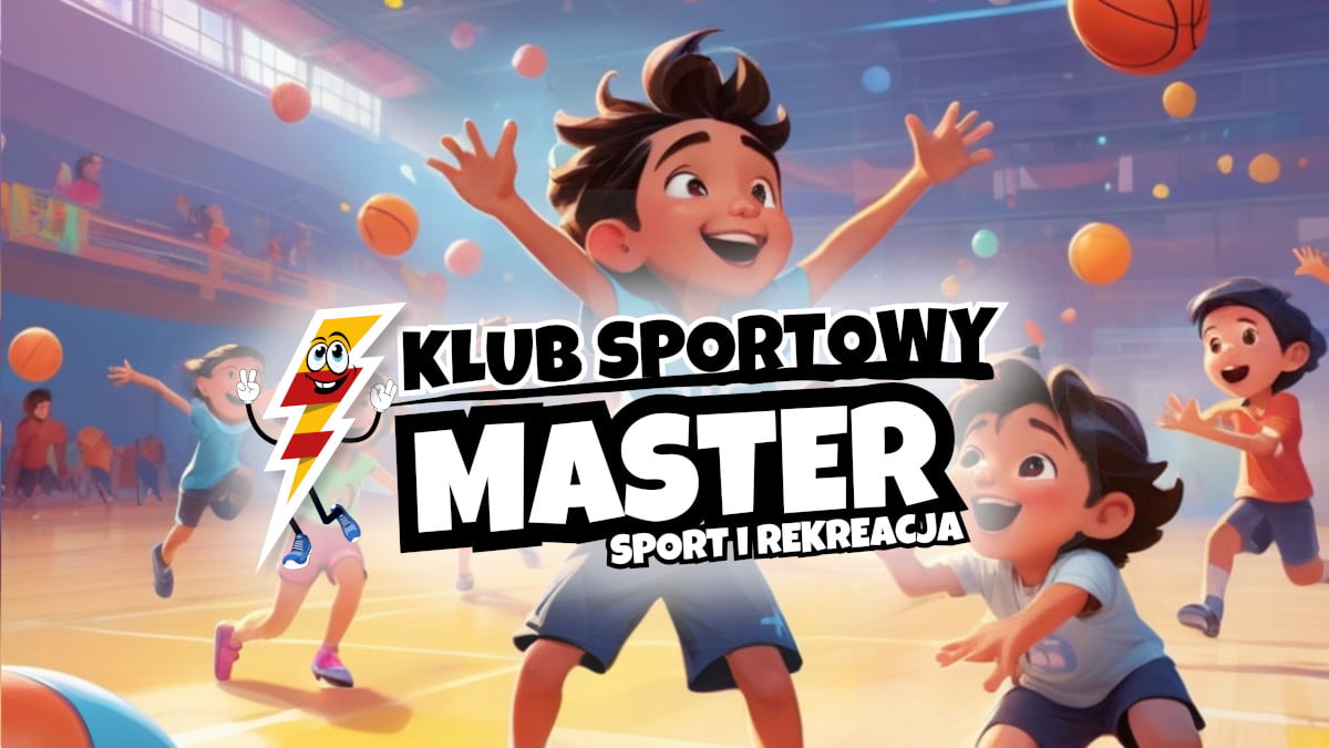 Kolorowa grafika Klubu Sportowego Master